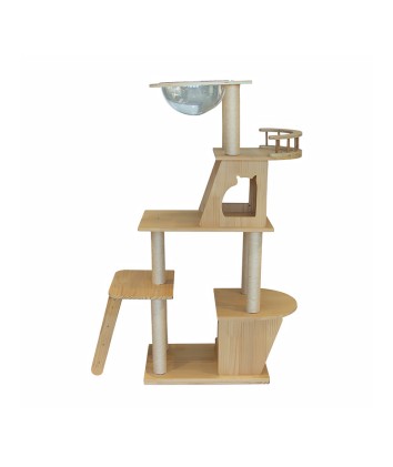 Wooden Cat Tree with Platform
