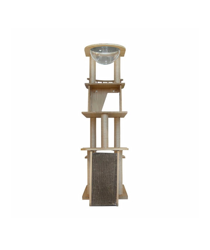 Wooden Cat Tree with Platform