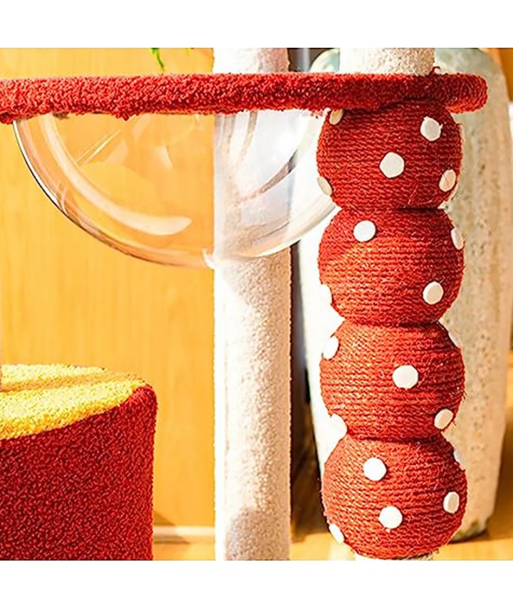 Floor-Standing Wooden Cat Tree