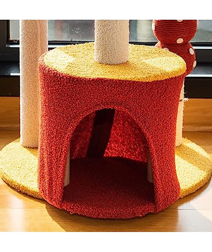 Floor-Standing Wooden Cat Tree