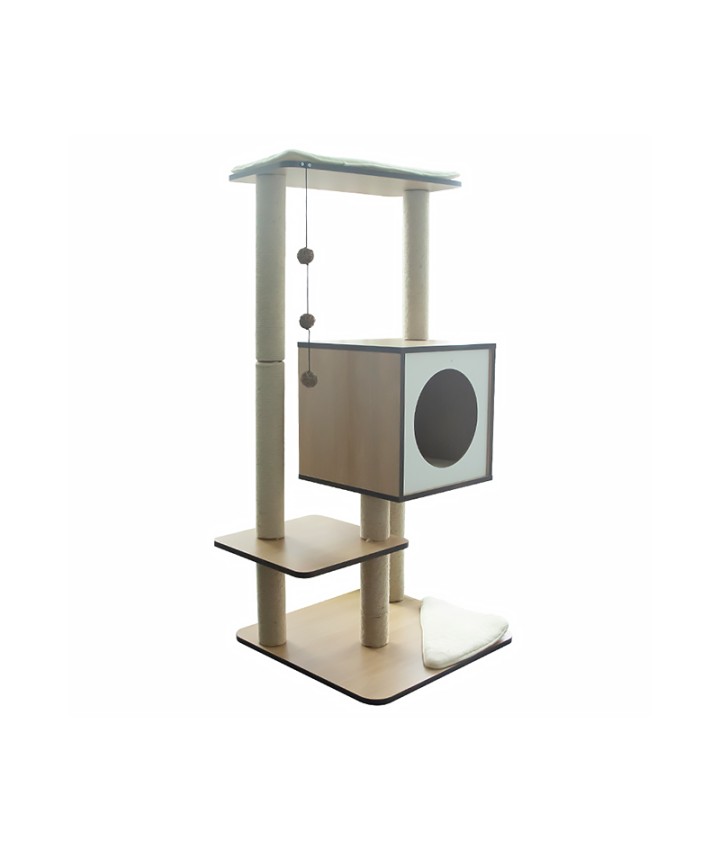 Solid Wood Cat Tree