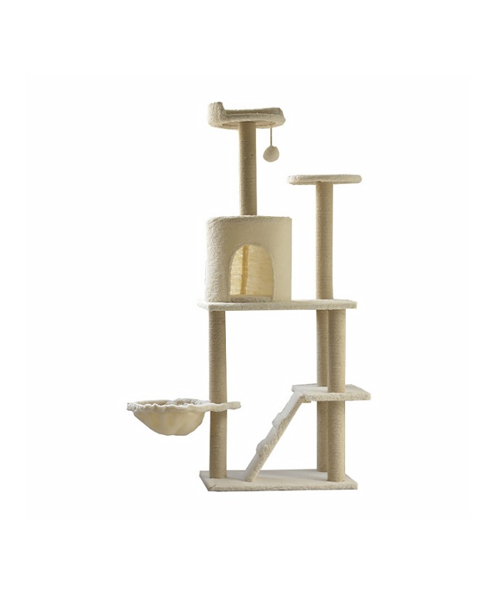 Plush Sisal Cat Scratching Post