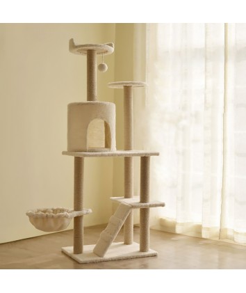 Plush Sisal Cat Scratching Post