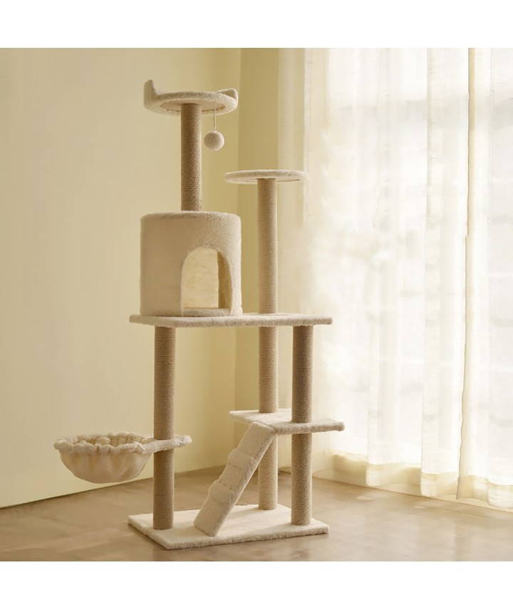 Plush Sisal Cat Scratching Post
