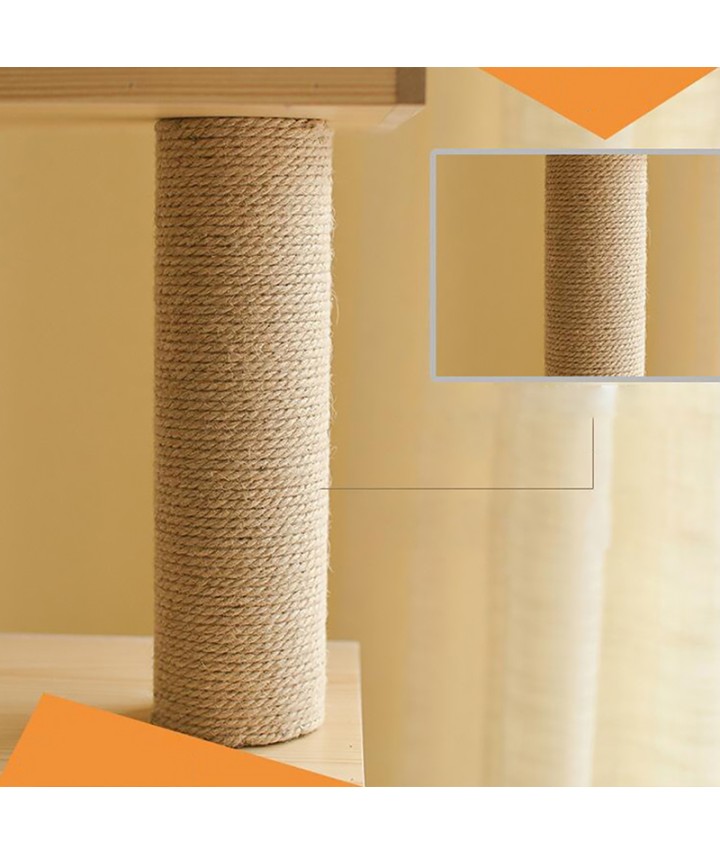 Plush Sisal Cat Scratching Post