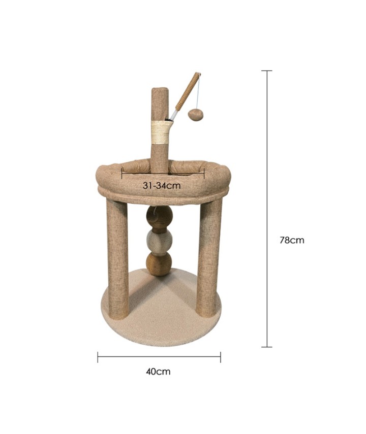 Corrosion-Resistant Sisal Cat Tree