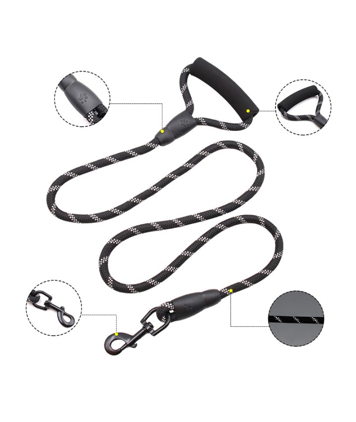 Reflective Nylon Braided Leash