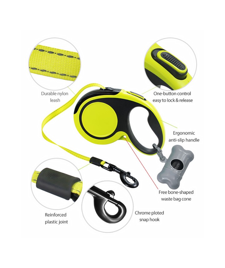 Large Dog Retractable Pet Leash
