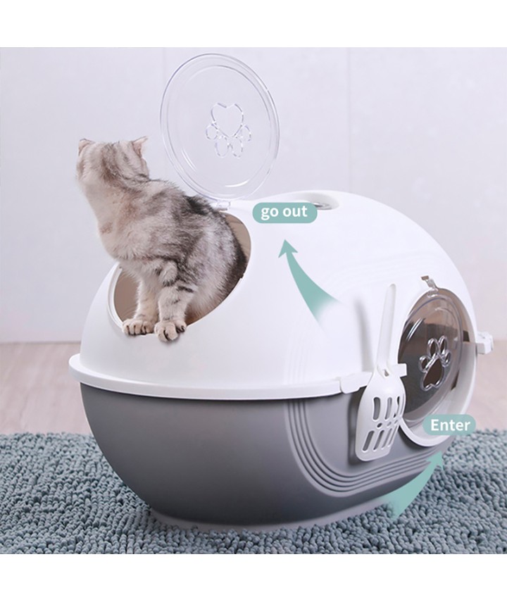 Durable Plastic Cat Litter Box