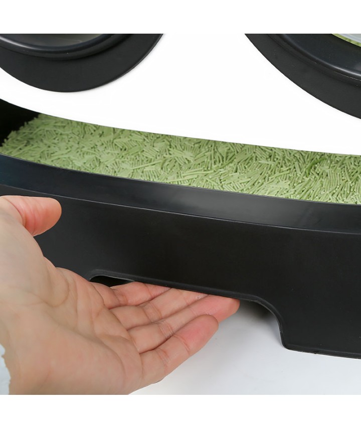 Detachable Double-Door Cat Litter Box