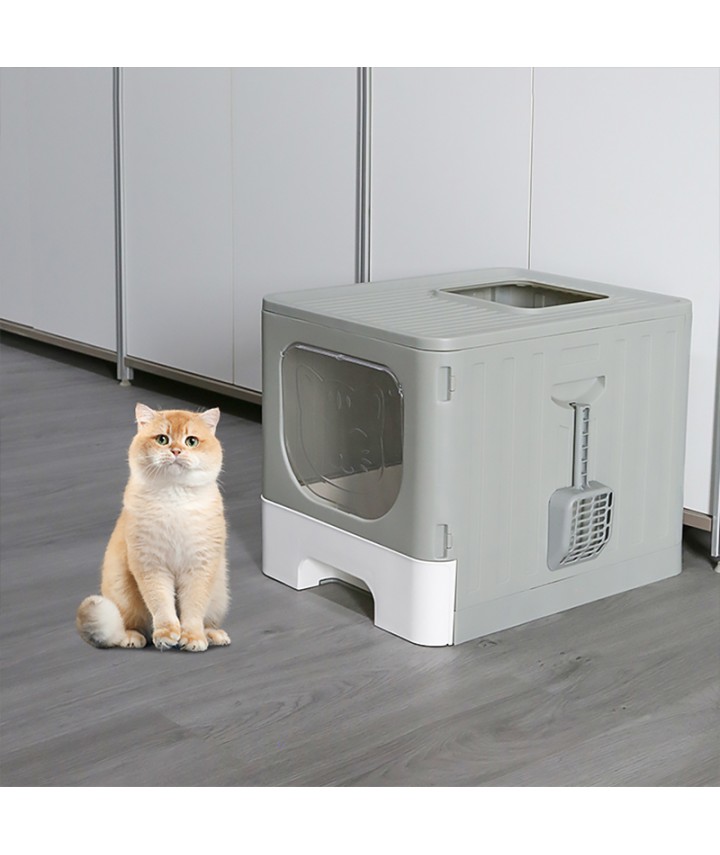Fully Enclosed Cat Litter Box