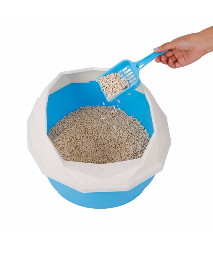 Large Open-Top Cat Litter Box