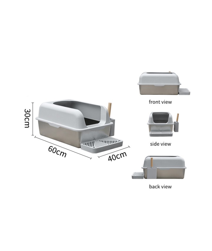 Open-Top Cat Litter Box