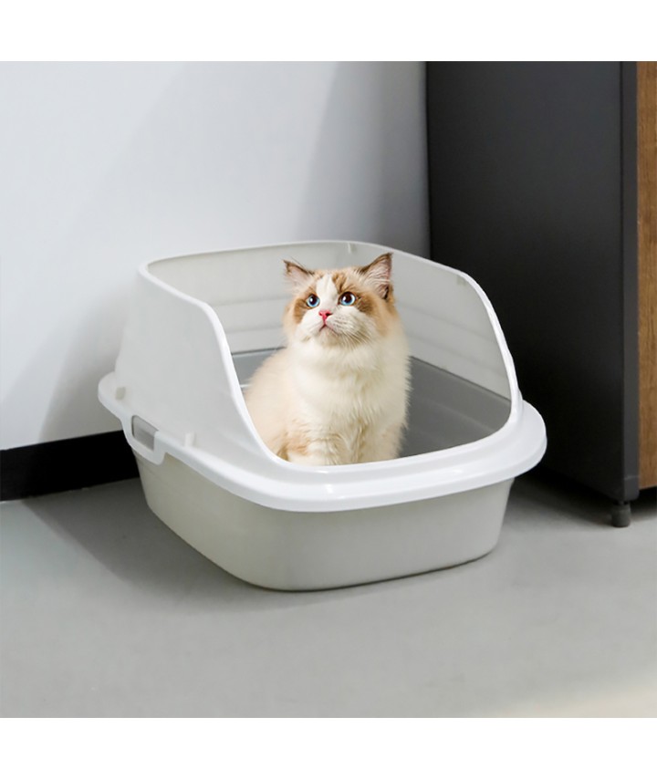 Splash-Proof Cat Litter Box