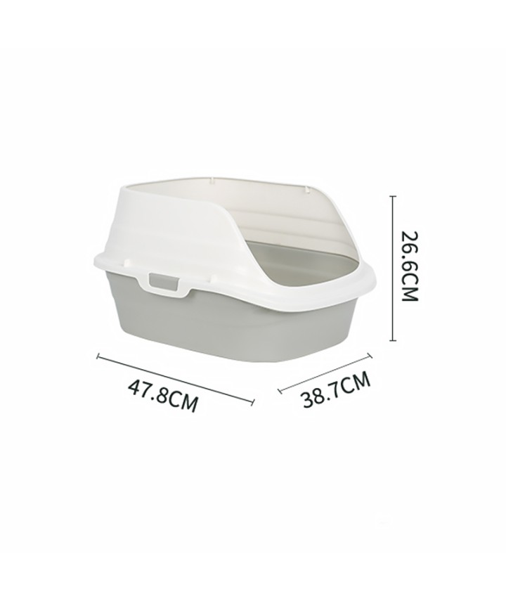 Splash-Proof Cat Litter Box