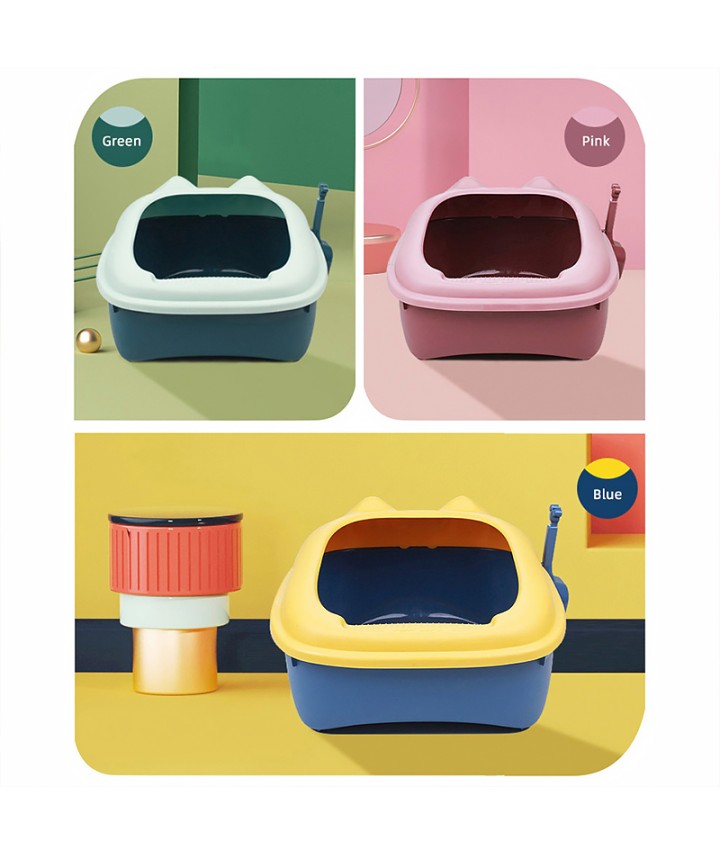 Simple & Durable Cat Litter Box 