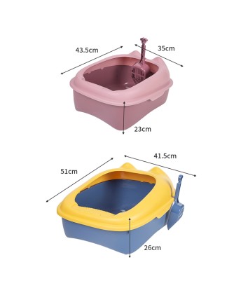 Simple & Durable Cat Litter Box 