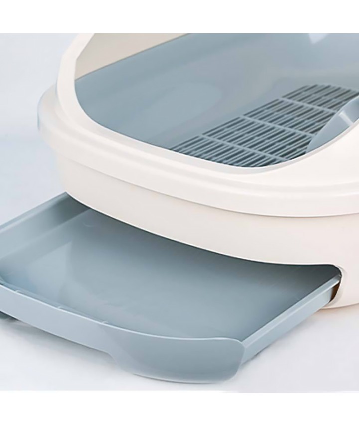 Semi-Open Splash-Proof Cat Litter Box