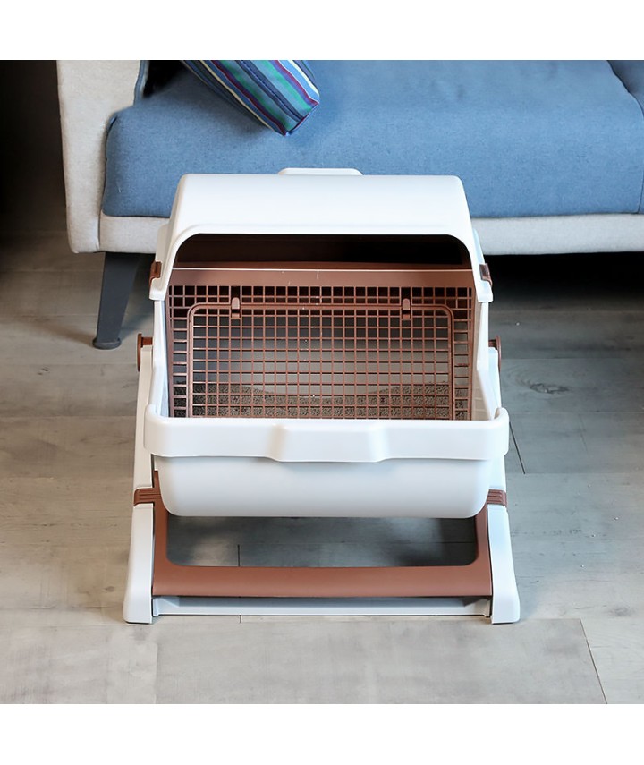 Cradle-Style Cat Litter Box