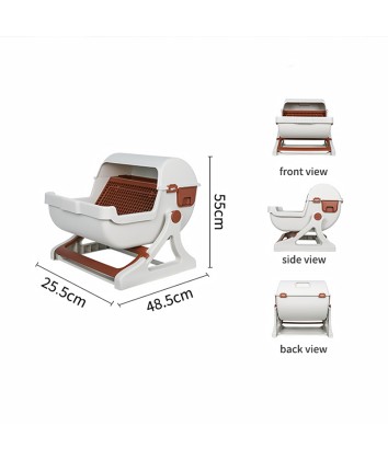 Cradle-Style Cat Litter Box