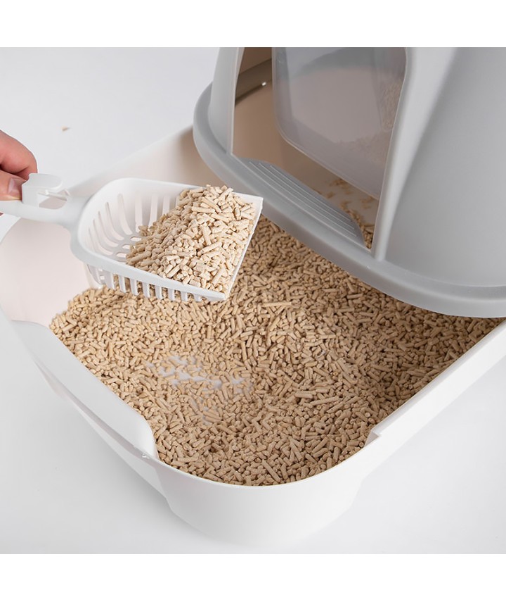 Portable Plastic Cat Litter Box