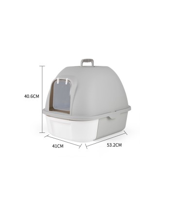 Portable Plastic Cat Litter Box
