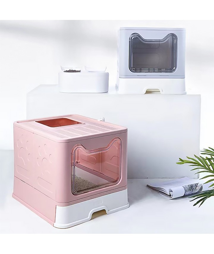 Large Foldable Cat Litter Box