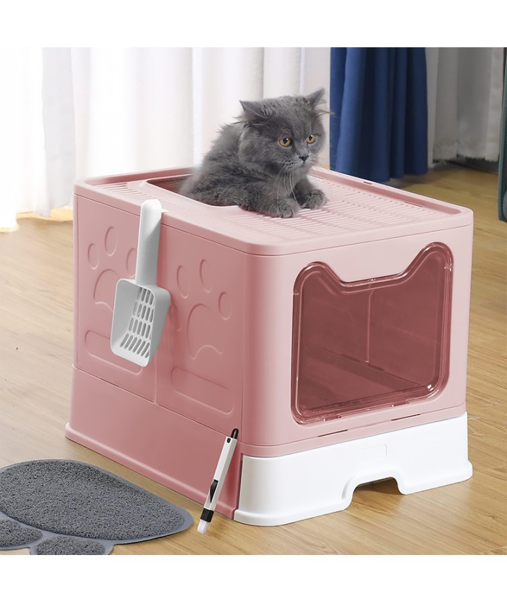 Large Foldable Cat Litter Box