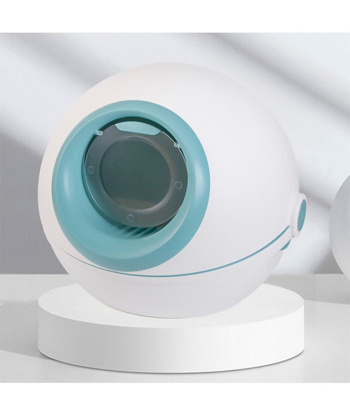 Space Capsule Style Cat Litter Box
