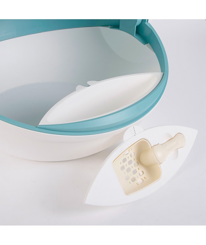 Space Capsule Style Cat Litter Box