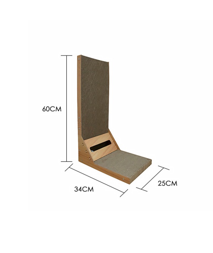 L-Shaped Cat Scratcher