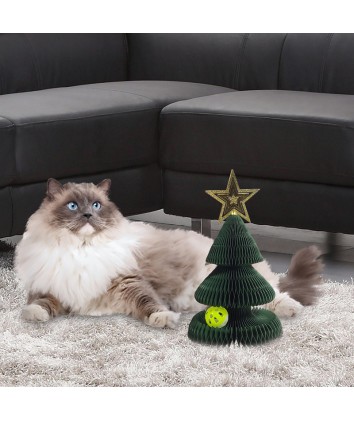 Christmas Tree Cat Scratcher