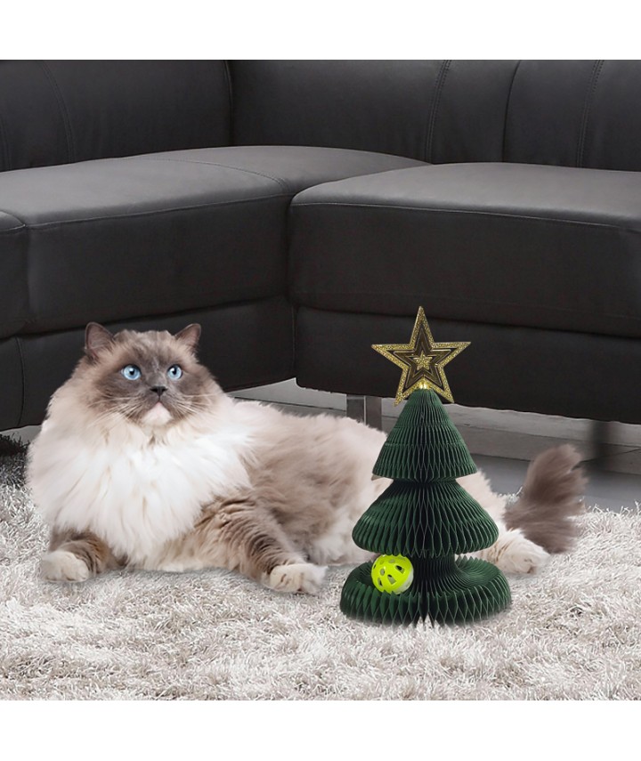 Christmas Tree Cat Scratcher
