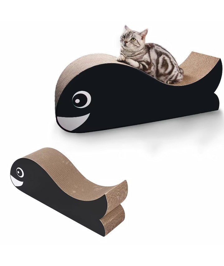 Whale-Shaped Cat Scratcher