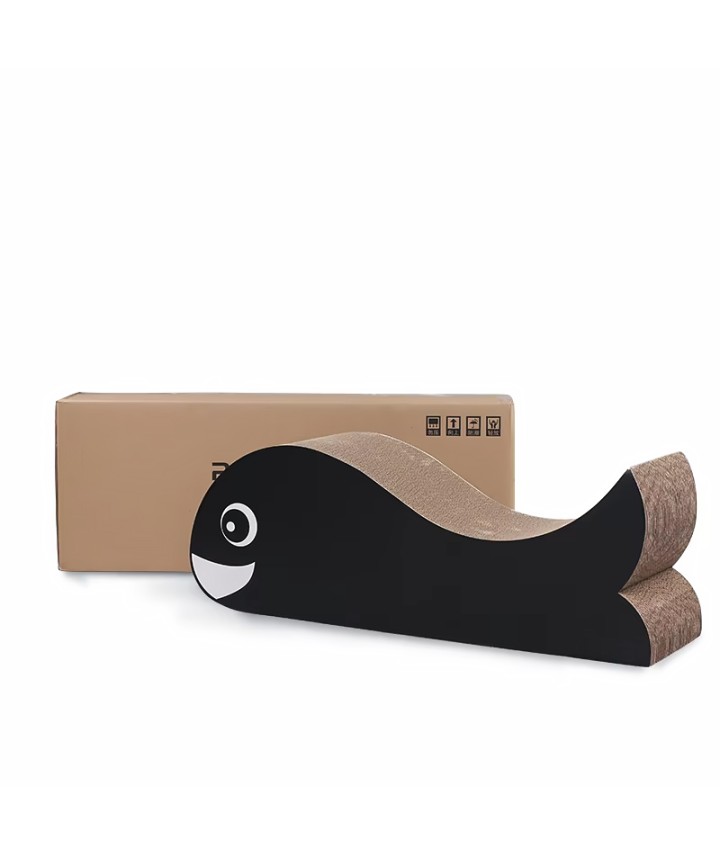 Whale-Shaped Cat Scratcher
