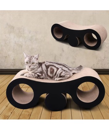 Teeter-Totter Tunnel Cat Scratcher