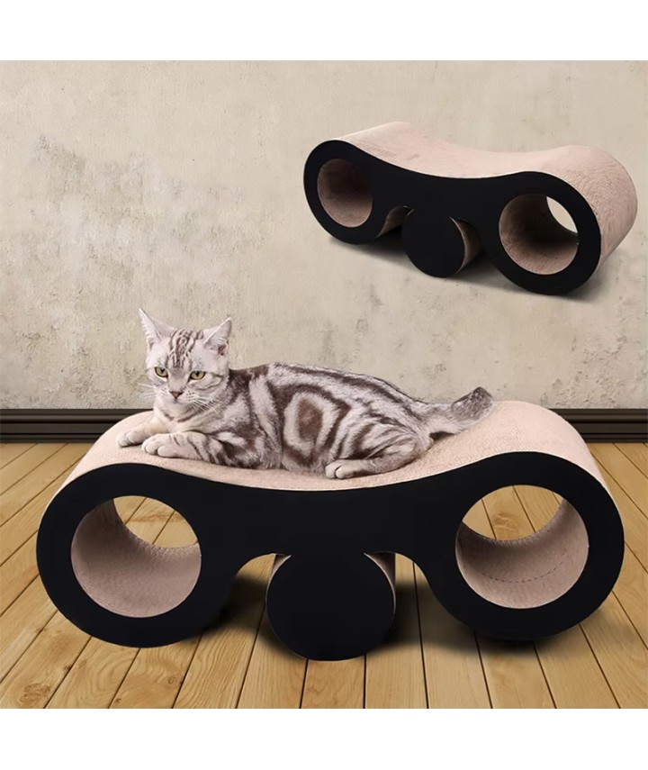 Teeter-Totter Tunnel Cat Scratcher