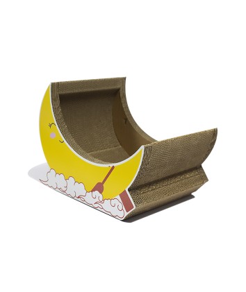 Moon-Shaped Cat Scratcher