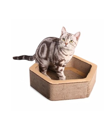 Hexagonal Cat Scratching Board 