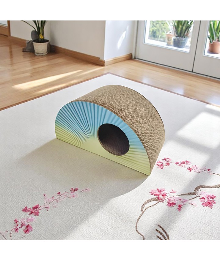 Fan-Shaped Cat Scratcher