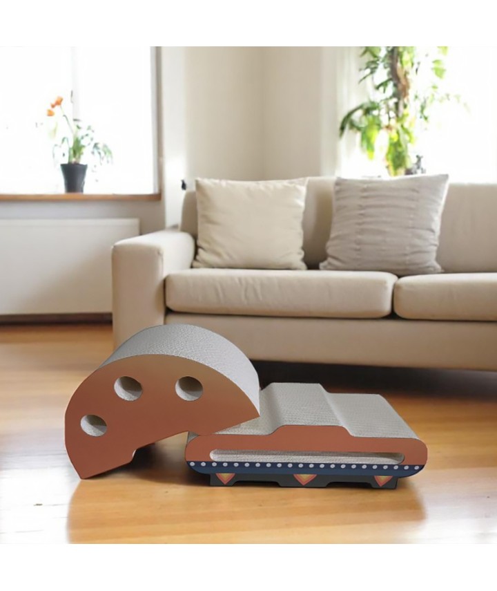 Spaceship Design Cat Scratcher 
