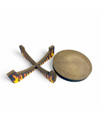Double-Sided Cardboard Cat Scratcher