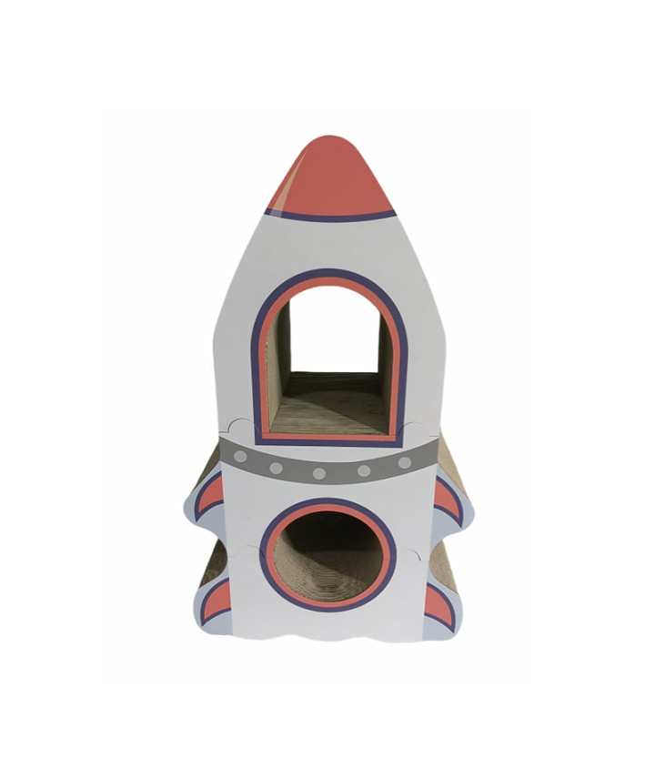 Three-in-One Rocket Cat Scratcher