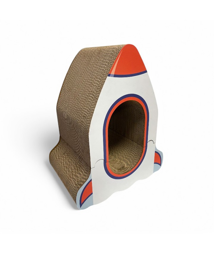 Three-in-One Rocket Cat Scratcher