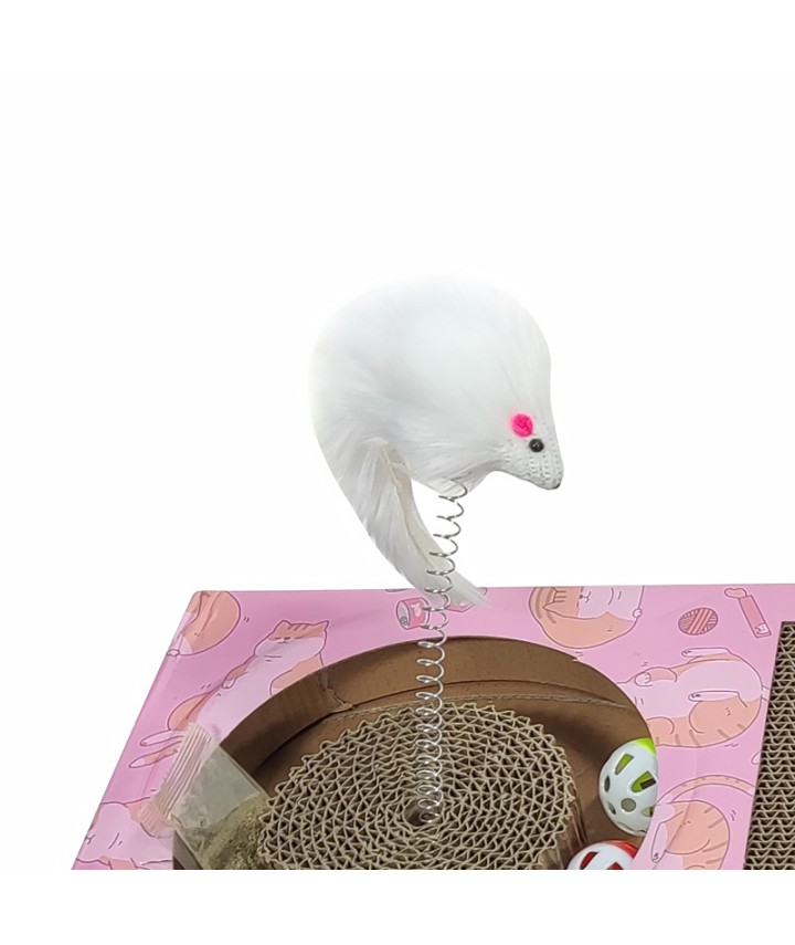 Mouse Toy Cat Scratching Board
