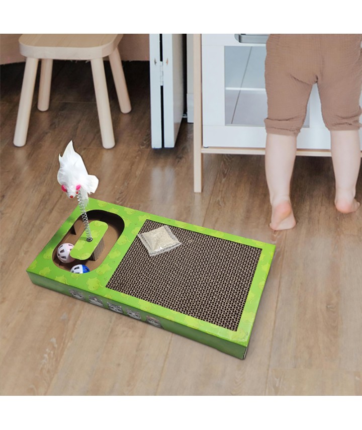 Durable Corrugated Paper Cat Scratcher