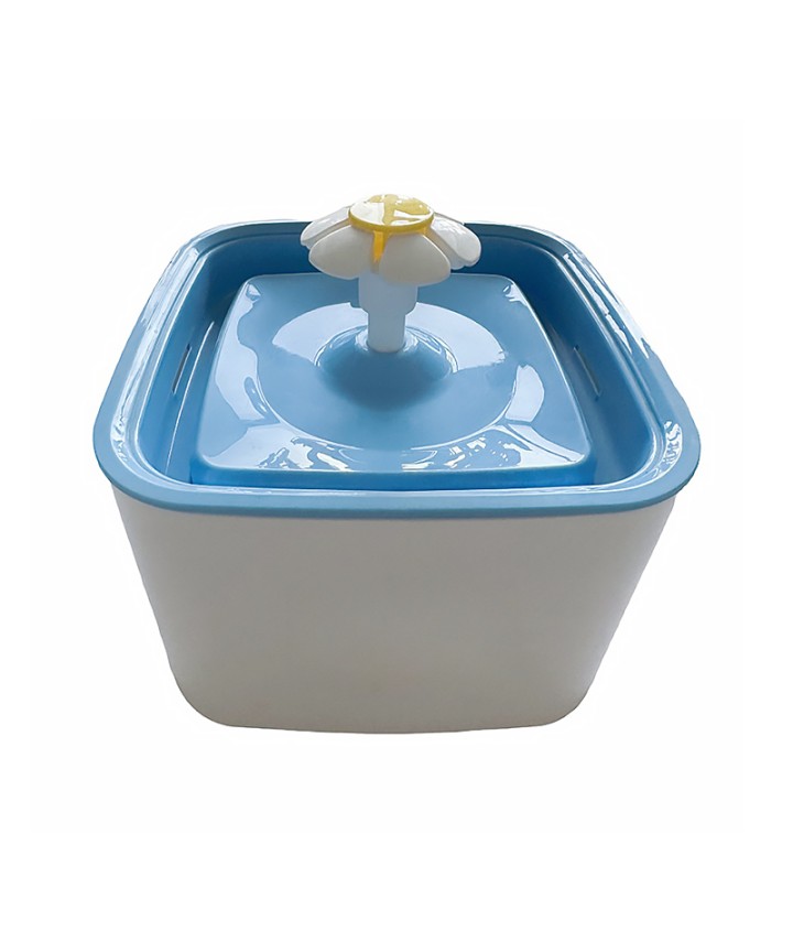 Square Flower Automatic Pet Water Fountain